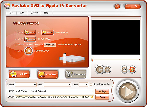 Pavtube DVD to Apple TV Converter - Best DVD to Apple TV software, Rip DVD to Apple TV.