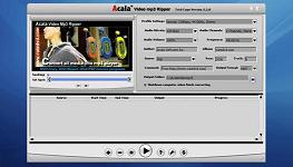 Acala Video mp3 Ripper is an audio extractor software, extract audio from most of video movie files and make into mp3 music files.