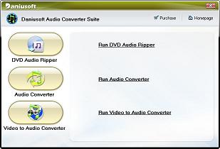 Daniusoft Audio Converter Suite - DVD Audio Ripper, Video to Audio Converter, Audio Converter