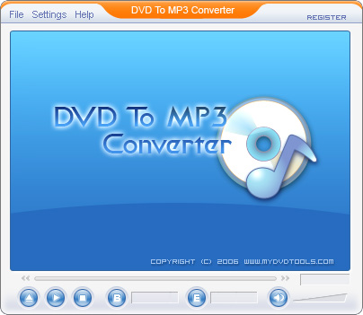 DVD To MP3 Ripper - Rip dvd to mp3 files.