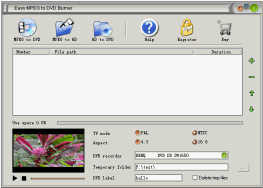 Easy MPEG to DVD Burner, Convert mpeg,dat to DVD