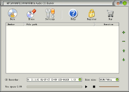 MP3/AVI/MPEG/WMV/RM to Audio CD Burner creates audio cd from audio and video files