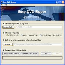 Easy DVD Ripper, DVD Ripping Software, Convert DVD to AVI MPEG XviD DivX VCD SVCD