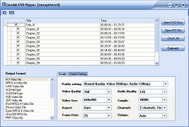 GoodOk DVD Ripper is professional and powerful software which can help you rip DVD to popular video and audio formats