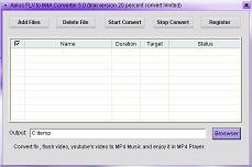 FLV to M4A Converter is an easy-to-use FLV to M4A Converter.