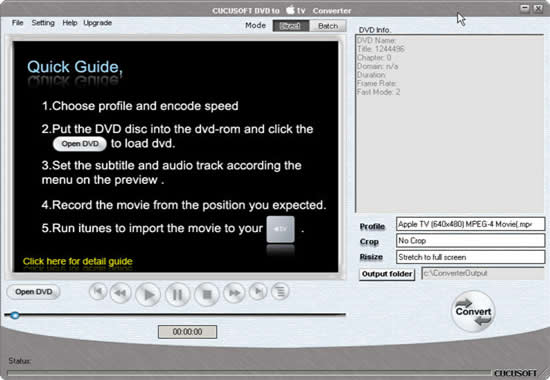 How to rip DVD and convert video Youtube to Apple TV video Cususoft DVD to Apple TV Converter Suite!