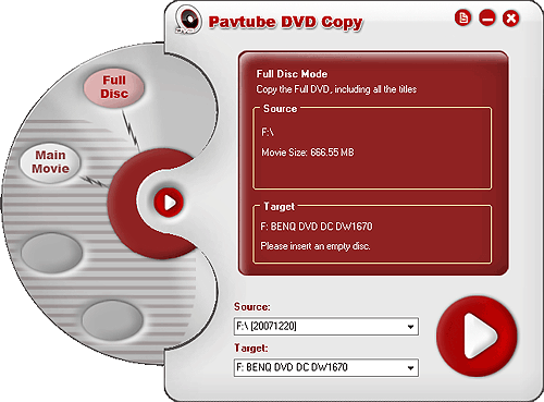 How to Copy DVD Movies with Pavtube DVD Copy?