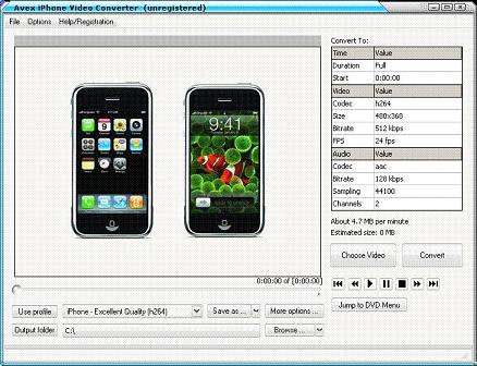 How to convert Video to iPhone with Avex iPhone Video Converter!