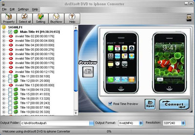 Step by step Convert DVD to iPhone