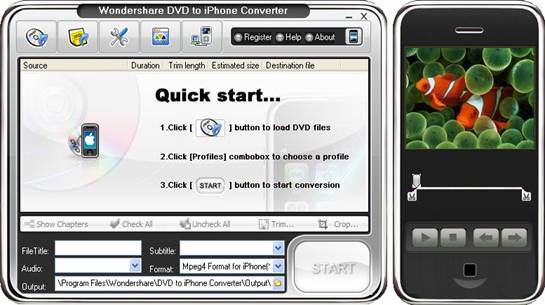 How to use DVD to iPhone Converter with Wondershare DVD to iPhone Converter!