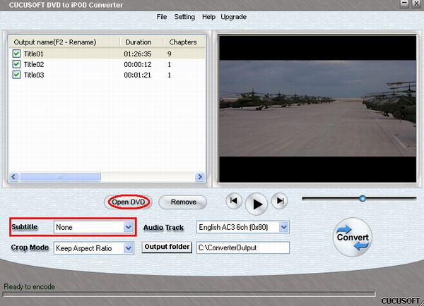How to rip DVD and convert Video to iPod Video MP4 with Cucusoft DVD to iPhone Video Suite?