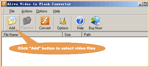 How to convert your video to Flash with Alive Video to Flash Converter!