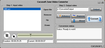 How to convert DVD to Zune with Cucusoft DVD to Zune Converter?