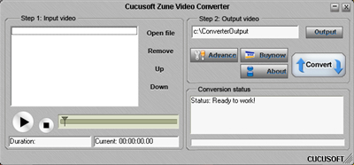 How to convert DVD to Zune with Cucusoft DVD to Zune Converter?