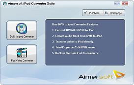 Aimersoft iPod Converter Suite - iPod Nano/Touch/Classic Movie/Video Converter