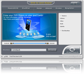 A-one DVD to iPod Ripper - Convert DVD to iPod video, iPod Converter