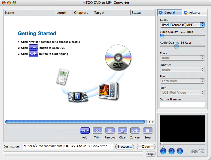 Imtoo Dvd To Mp4 Converter For Mac Mac Dvd To Mp4 Converter Ripper Best Mp4 Video Converter Rip Dvd To Mp4 Converter Suite