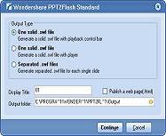 Wondershare PPT2Flash Standard - Create Flash Slideshow with PowerPoint to Flash Conversion tool, PPT to Flash, PPT to SWF