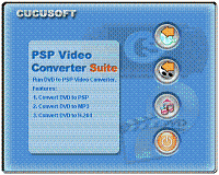 Cucusoft PSP Video Converter Suite is an all-in-one PSP video Conversion solution.