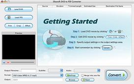 DVD to PSP Converter for Mac - Mac DVD to PSP Software, PSP Converter for Mac OS X, 10.5 leopard