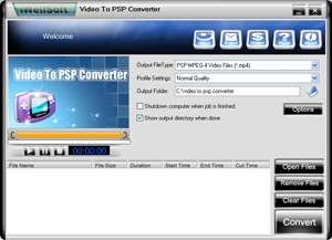 iWellsoft Video to PSP Converter - convert Video to PSP, PSP Converter