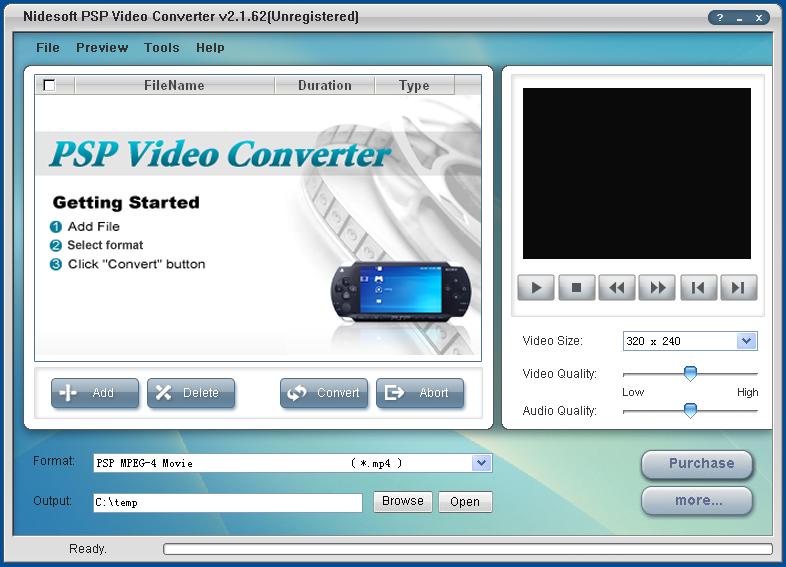 Nidesoft PSP Video Converter - PSP Video Converter,Convert Video to PSP, PSP Converter, PSP movie Converter