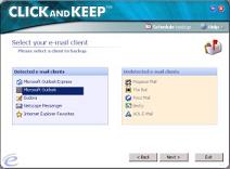 The ultimate E-mail backup software! Protect your e-mail before it's too late! Click and Keep