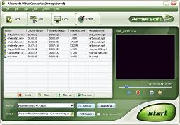 Aimersoft Video Converter - best video converter software, convert AVI to MPEG