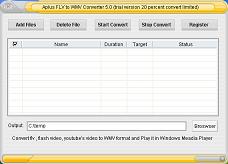 Aplus FLV to WMV Converter is a powerful flv to wmv converter