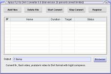 FLV to DivX Converter is a powerful FLV to DivX converter.