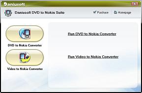 Daniusoft DVD to Nokia Suite - Nokia Multimedia Converter, Nokia 3GP Converter, Nokia Media Converter