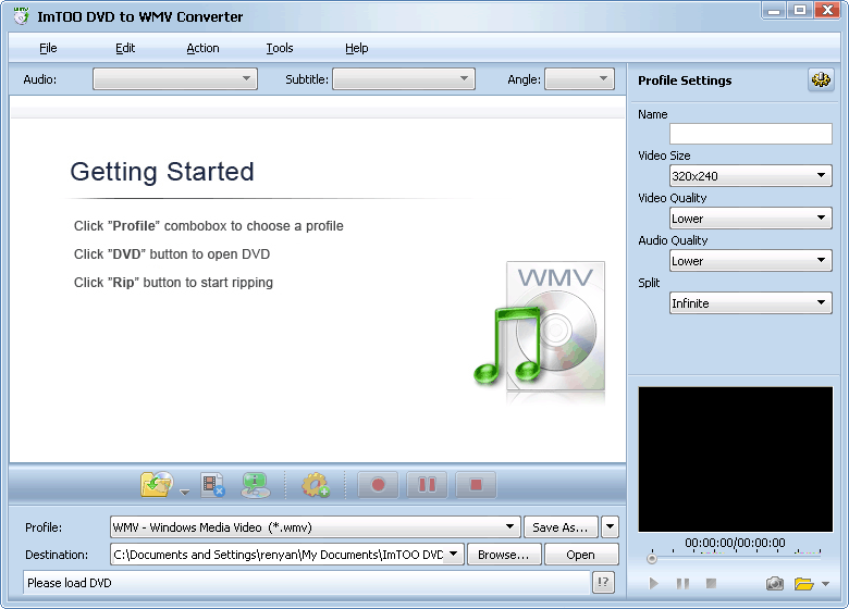 DVD to WMV Converter: Convert DVD to WMV, DVD to WMA, WMV Converter