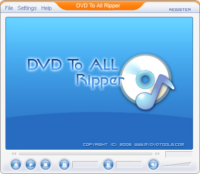 DVD to All Ripper can rip dvd to video or audio files in smaller sizes with quality.