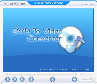 DVD To Video Ripper - Rip DVD to avi, mpeg, wmv, rm files.