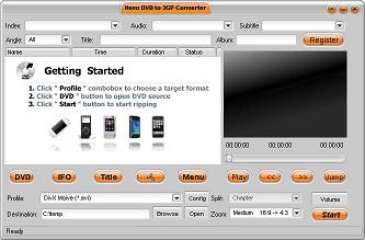 Nevo 3GP Suite - Convert all video files to 3gp format