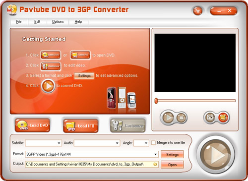 Pavtube DVD to 3GP Converter - Best software to rip DVD to mobile 3GP, DVD to cellphone.