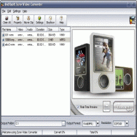 dvdXsoft Zune Video Converter - Convert Video to MP4 or WMV Format for playing on Zune