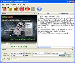 WinXMedia iPod/3GP/PSP/MP4 Converter is a powerful and easy-to-use iPod video converter.